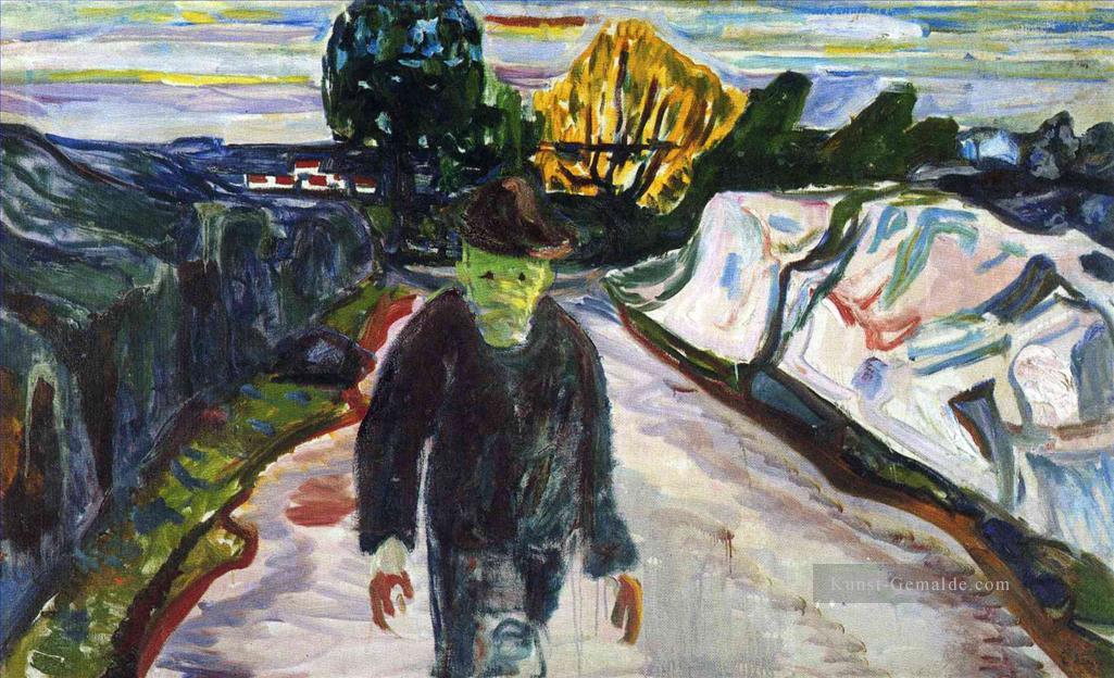 der Mörder 1910 Edvard Munch Expressionismus Ölgemälde